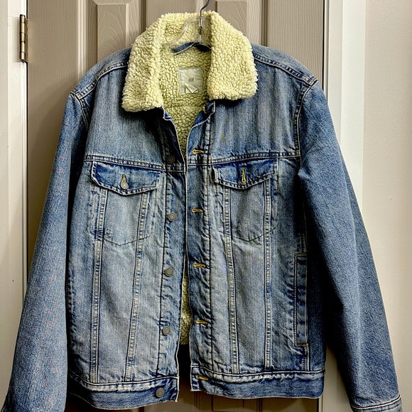 H&M relaxed fit denim jacket size M - Picture 1 of 6